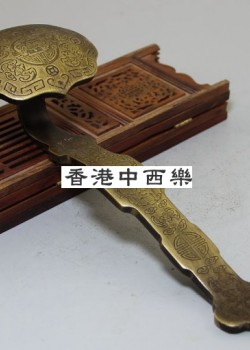 黃銅 如意擺件
