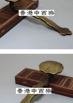 黃銅 如意擺件