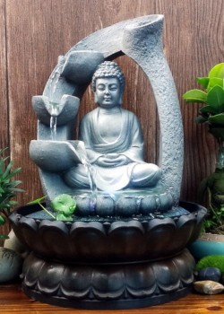 流水擺件 佛像 16064
