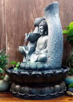 流水擺件 佛像 16064