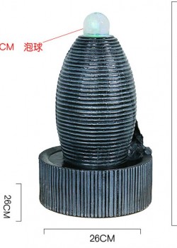 流水擺件  噴泉圓錐 2020123
