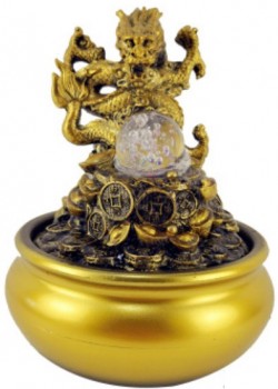 流水擺件 祥瑞金龍