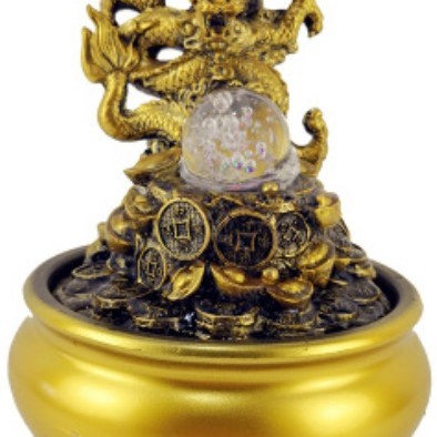 流水擺件 祥瑞金龍