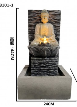 流水擺件 佛像 18101-1