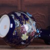 釉藍色 玉蘭花 大花瓶