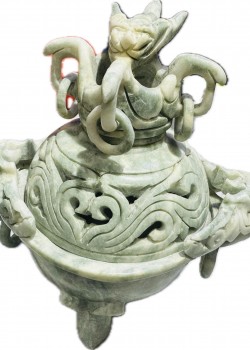 祥龍 玉石爐 連石蓋