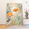 北歐風清新 花卉 晶瓷面掛畫 裝飾掛畫連鋁畫框 40X60CM DF