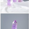 天然紫水晶 水晶柱 六稜單尖柱 擺件