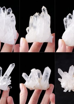 天然 白水晶塊 白晶簇 80-120G