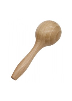 15CM 兒童櫸木木質 圓頭沙錘 maraca (單個裝)