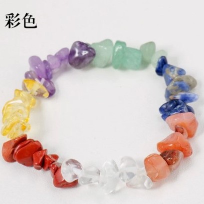 天然 水晶碎石 手鏈