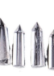 天然白水晶 水晶柱 六稜單尖柱 擺件