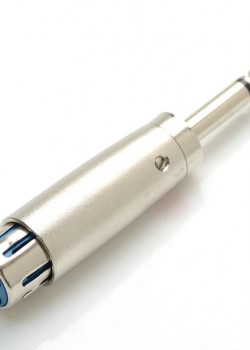 單聲道 6.5 JACK 頭 轉卡農音頻 公/母 轉接頭
