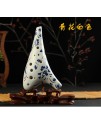 12孔中音C調陶笛 青花款