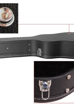 36吋 旅行 木結他硬盒 36" TRAVEL GUITAR HARD CASE