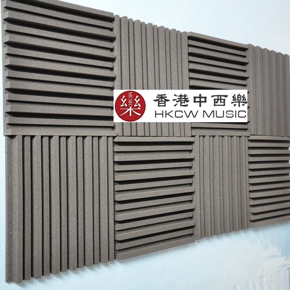 5cm 厚 長槽天花擴散 吸音海綿 50X50CM