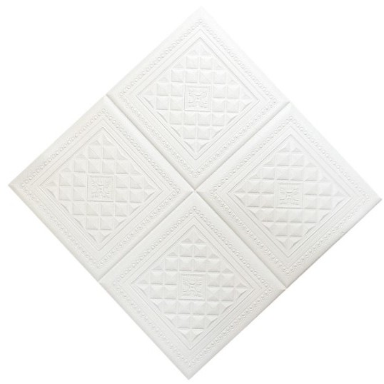 3D 立體小菱形牆貼款 彈性牆貼