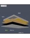 60X60CM  鐵粉牆身 隔音氈 阻尼隔音毡 (1.2mm厚)