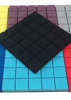 6CM 帶背膠 方形 隔音 吸音棉 50X50CM
