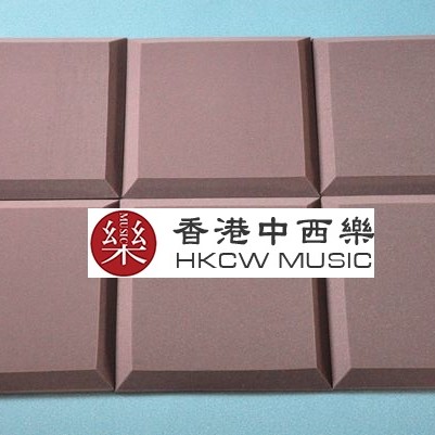 6CM 方磚形 平面 帶背膠 隔音 吸音棉 50X50CM