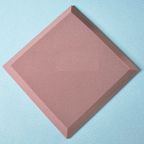 6CM 方磚形 平面 帶背膠 隔音 吸音棉 50X50CM