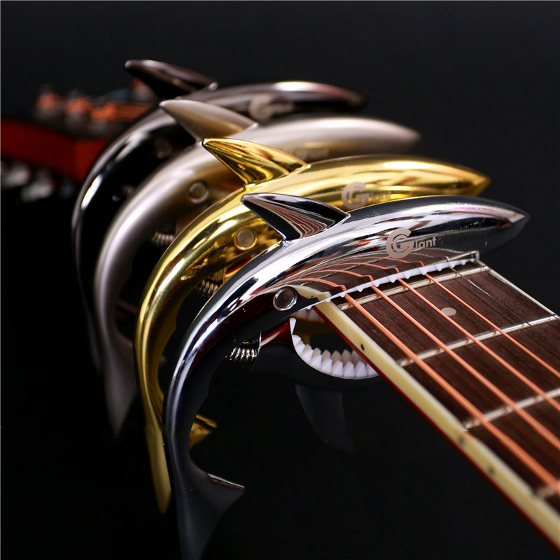 金屬鯊魚型 結他變調夾 SHARK CAPO