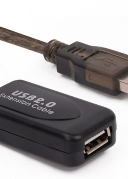 USB 2.0 數據 信號放大延長線 帶IC芯片延長線 5米長