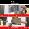 門窗縫隙密封 隔音彈性直毛卡槽毛條 隔音門條 (一米單條裝)