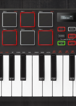 AKAI MPK Mini Play MIDI KEYBOARDS 內置喇叭