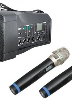 MIPRO MA-100D 迷你無線喊話器 雙咪款 無線擴音器喇叭