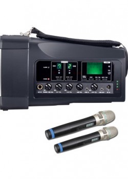 MIPRO MA-100D 迷你無線喊話器 雙咪款 無線擴音器喇叭