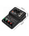 Q12 電腦手機音效卡 sound card 錄音混音器 小型 Mixers