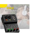Q12 電腦手機音效卡 sound card 錄音混音器 小型 Mixers