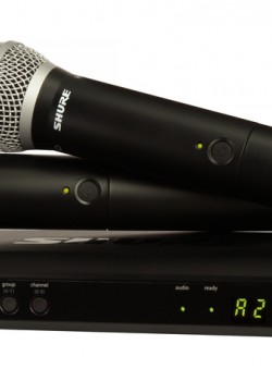 SHURE BLX288/PG58 WIRELESS DUAL VOCAL SYSTEM