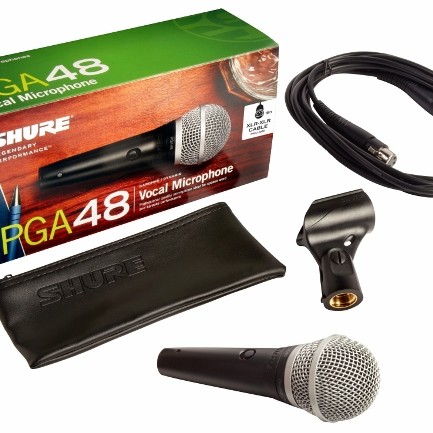 SHURE PGA48 microphone