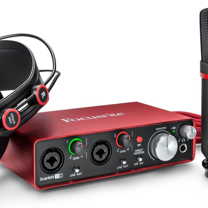 focusrite scarlett 2i2 studio pack 2nd gen 錄音套裝
