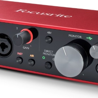 focusrite scarlett 2i2 (3rd Gen) USB Audio Interface 
