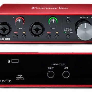 focusrite scarlett 2i2 (3rd Gen) USB Audio Interface 