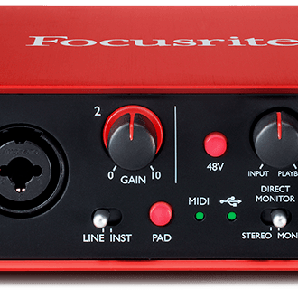 focusrite scarlett 2i4 (2ND GEN) (2IN 4OUT) USB Audio Interface 