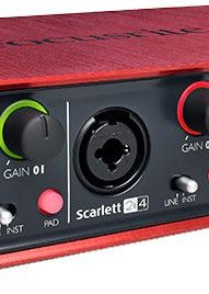 focusrite scarlett 2i4 (2ND GEN) (2IN 4OUT) USB Audio Interface 