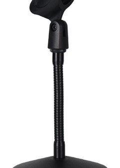 座檯桌式 可彎曲 咪架 MIC STAND 鵝頸軟管 話筒架 U型咪夾款 27CM高