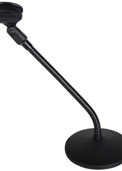 座檯桌式 可彎曲 咪架 MIC STAND 鵝頸軟管 話筒架 U型咪夾款 27CM高