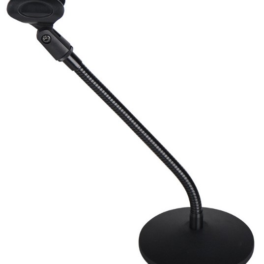 座檯桌式 可彎曲 咪架 MIC STAND 鵝頸軟管 話筒架 U型咪夾款 27CM高