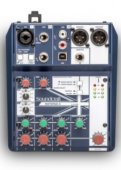 Soundcraft Notepad-5 Professional Audio Mixers