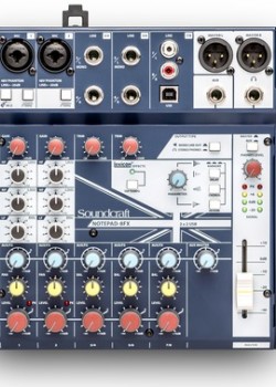 Soundcraft Notepad-8FX Professional Audio Mixers