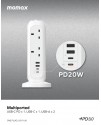 Momax ONEPLUG PD20W 2A2C 11位直立拖板