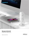 Momax ONEPLUG PD20W 2A2C 11位直立拖板