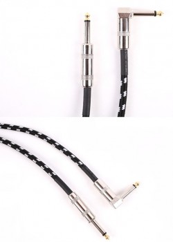 3米 結他音頻 降噪連接線 Jack Cable 6.35 直彎頭 結他線 6.5音頻線