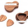 結他 木製撥片 結他型 撥片盒套裝 Wooden PICK