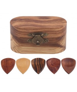結他 木製撥片 連撥片 木製收納盒套裝 Wooden PICK 結他 木製撥片 連撥片 木製收納盒套裝 Wooden PICK